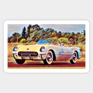 Classic Chevy Corvette C1 Sticker